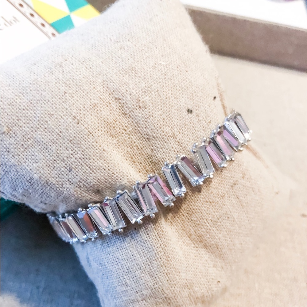 Stella & Dot Lux Coil Bracelet - Silver